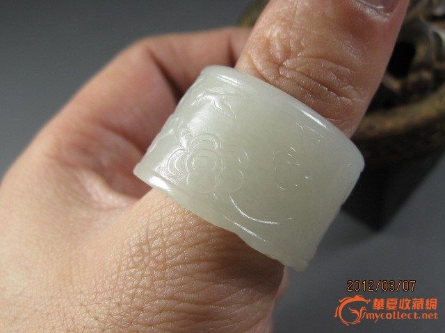 【消保联合】~清·女用玉扳指~