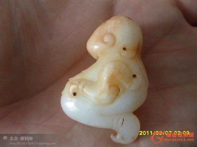 玉人(跪姿),来自藏友一枪撂平-玉石-和田-藏品鉴