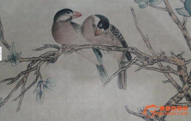 这是郎士宁的画么? 工笔花鸟画_这是郎士宁的画么? 工笔花鸟画鉴定_来自藏友strongwang_字画鉴定_近现代字画鉴定_古玩鉴定估价_华夏收藏网