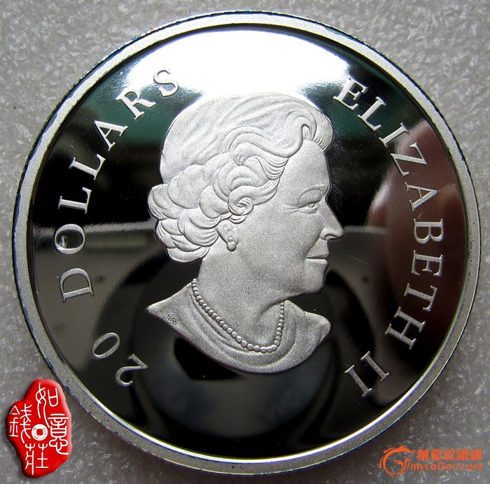 加拿大施华洛世奇水晶银币,来自藏友万铭-钱币