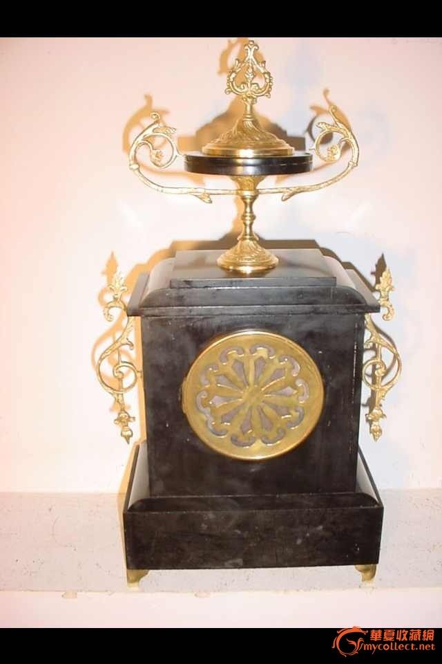 法国买铜鎏金大理石钟A.D.MOUGIN造,请前辈