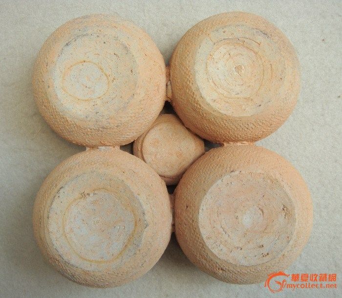 五联罐 陶质~这器型少见吗?4元值得?,来自藏友