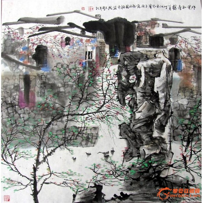 中国最具影响力百位国画家--刘懋善 作品赏析_