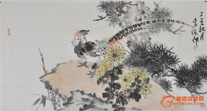 著名画家李苦禅入室弟子--李涵作品_著名画家