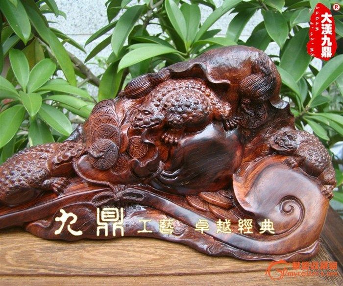 荷叶金蟾图片