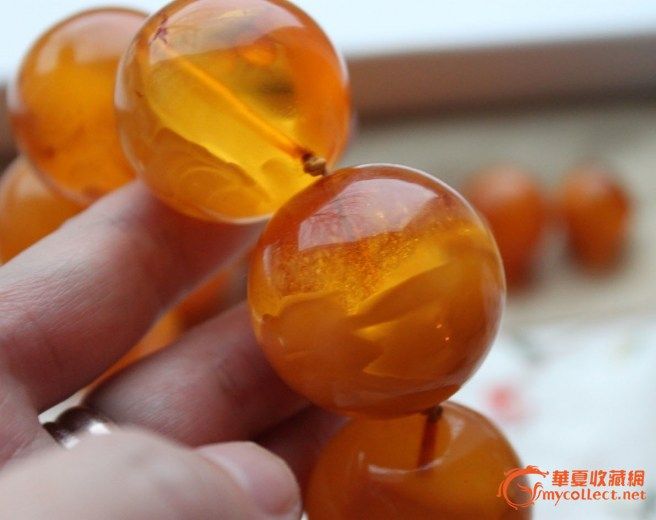 在丹麦amber house买的大项链,来自藏友琥珀小