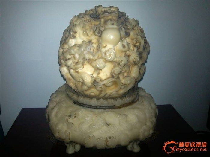 九龙戏珠,来自藏友梁东倾-玉石-高古-藏品鉴定估价-华夏收藏网