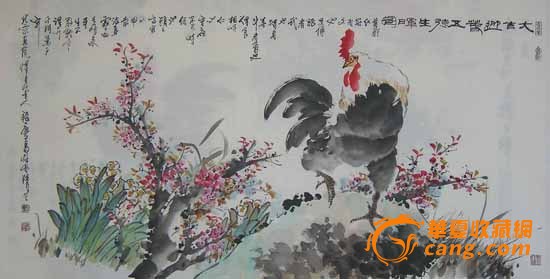 中国书画家协会副主席段庆昌先生的写意花鸟(