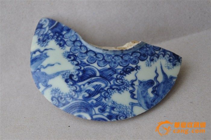 看一块青花瓷片42图片