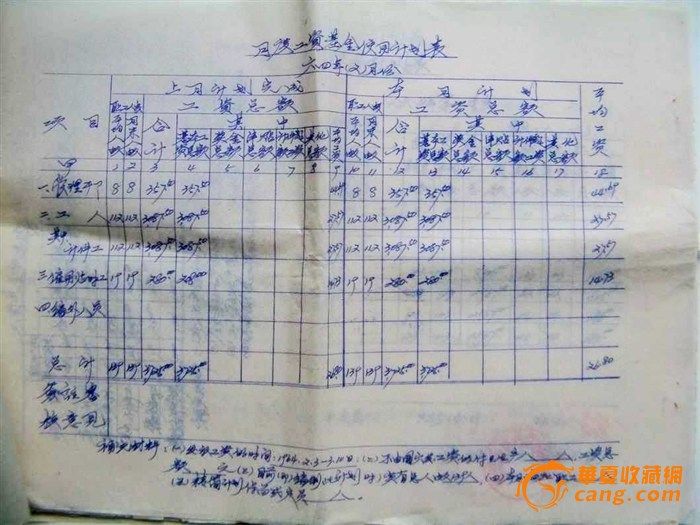 年度计划表模板_员工年度收入计划表(2)