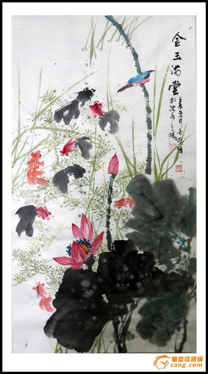 金玉满堂画意,金玉满堂风水画,金玉满堂花卉_大山谷图库
