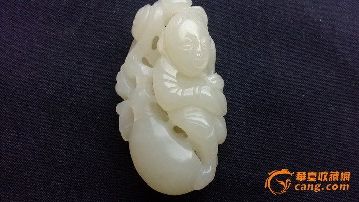 白玉人 5.5cmX3cmX1cm,来自藏友好玉多多-玉