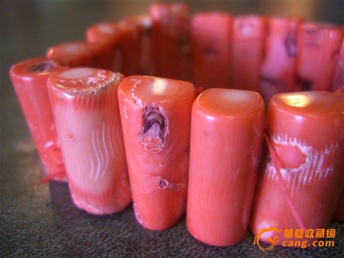 珊瑚手链,来自藏友申童-珠宝-珊瑚-藏品鉴定估