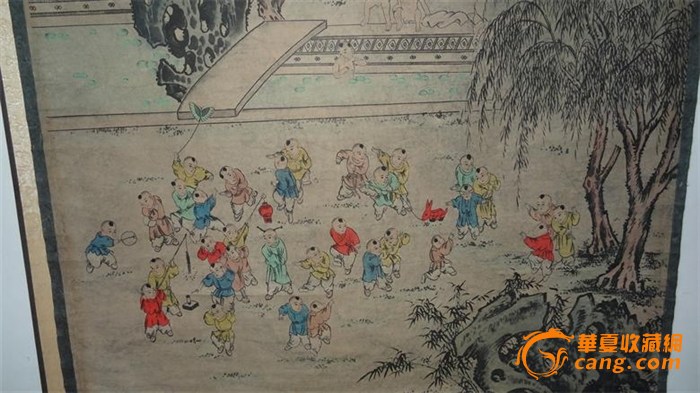 明朝唐寅:百子图