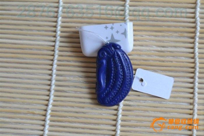 青金石挂件小巧玲珑巧夺天工色泽深邃光彩夺目