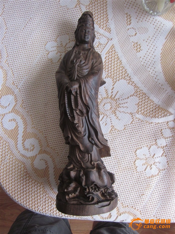 观音菩萨像,来自藏友djx1218-木器-沉香-藏品鉴