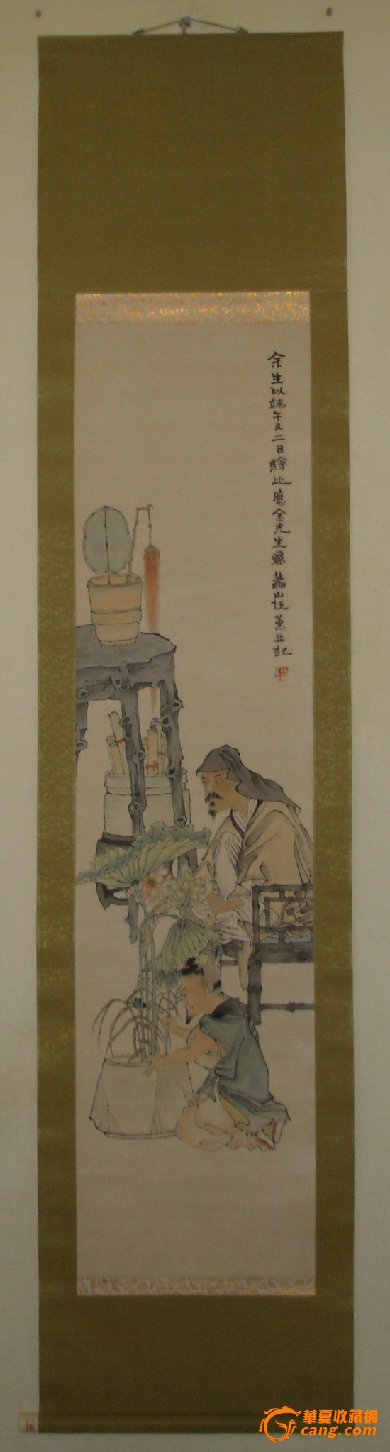 yixiantianxh 狂草人物画创始人 pandengkuaile 请1807鉴定师鉴定两件