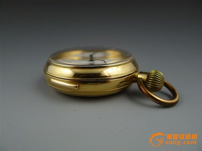 18K实金怀表,带问、带计时码表_18K实金怀表