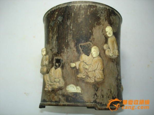 百宝嵌笔筒,来自藏友hinghing47-木器-其它-藏品