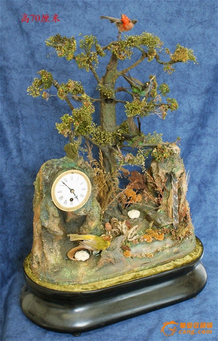 【钟表】鸟鸣水法动偶钟_【钟表】鸟鸣水法动