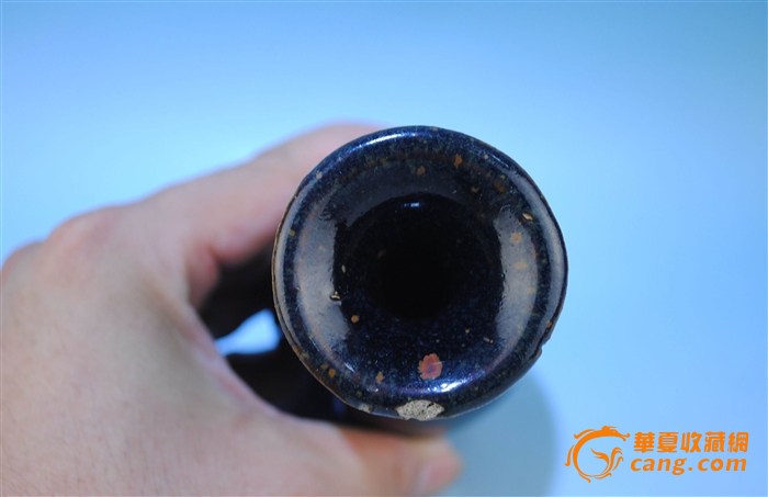 元黑釉玉壶春瓶,来自藏友古恋月-瓷器-高古-藏