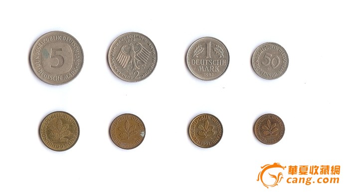 法国法郎,德国马克,芬兰硬币