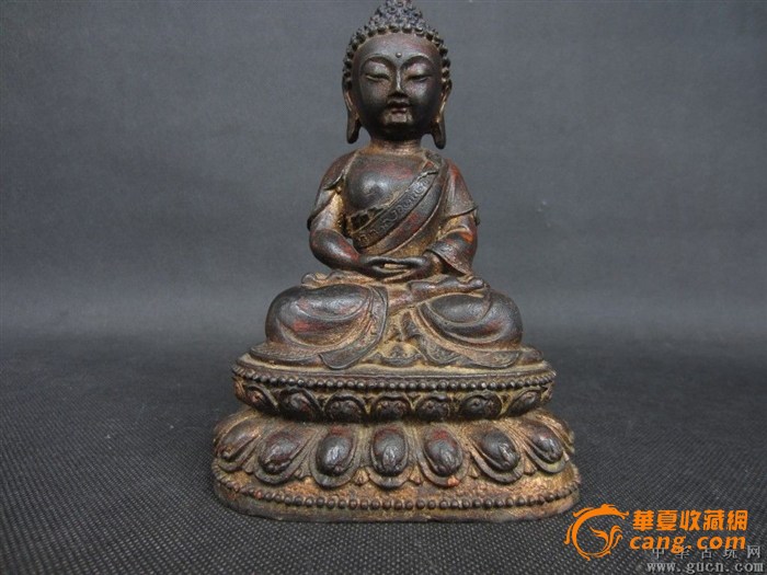 清鎏金铜佛像,来自藏友mumuhaonan-铜器-造像-藏品鉴定估价-华夏收藏网