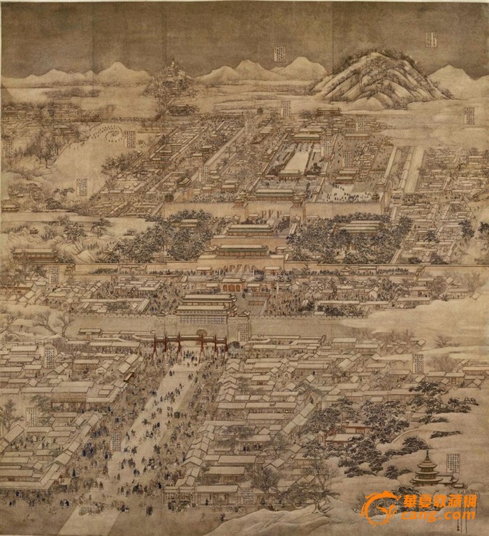 京师生春诗意图,来自藏友zhanminghua-字画-近现代-藏品鉴定估价-华夏收藏网