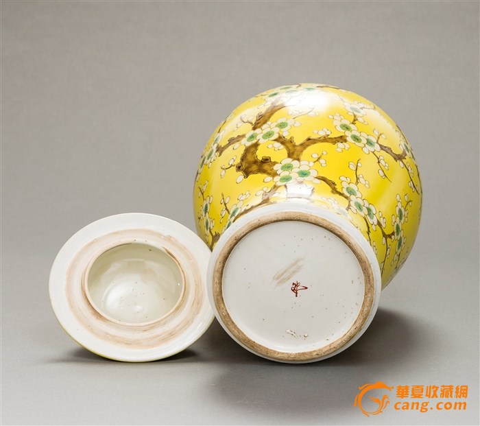 光绪珐琅彩罐带盖.