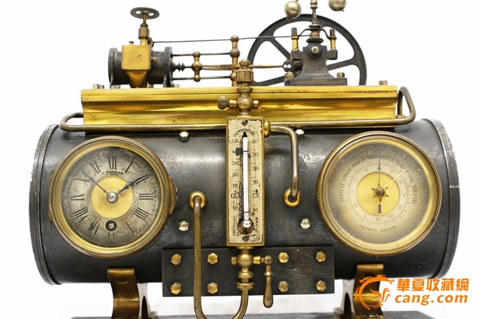 法国动力机械工业模型钟,来自藏友庆龙-钟表西