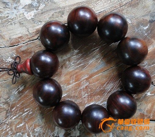 檀木手串,来自藏友李星言-木器-紫檀-藏品鉴定