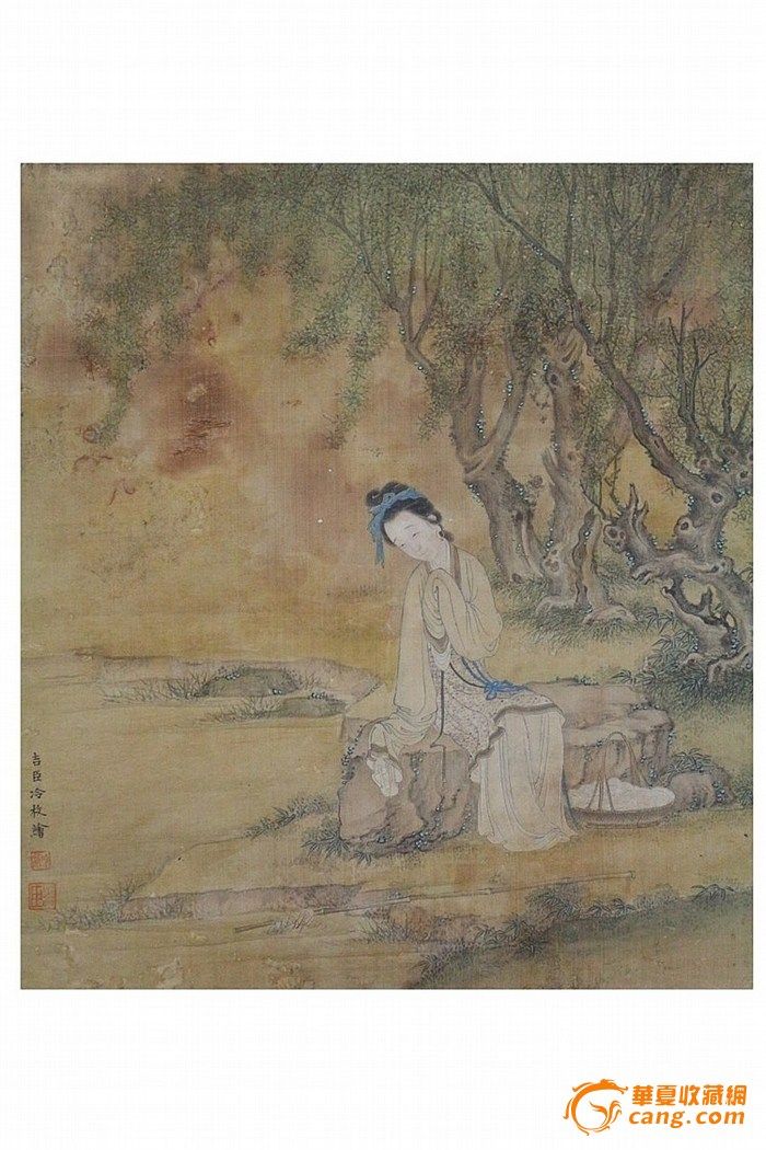 冷枚_冷枚鉴定_冷枚估价_冷枚真假辨别_来自藏友风间水月_字画_古代_古玩鉴定估价_华夏收藏网