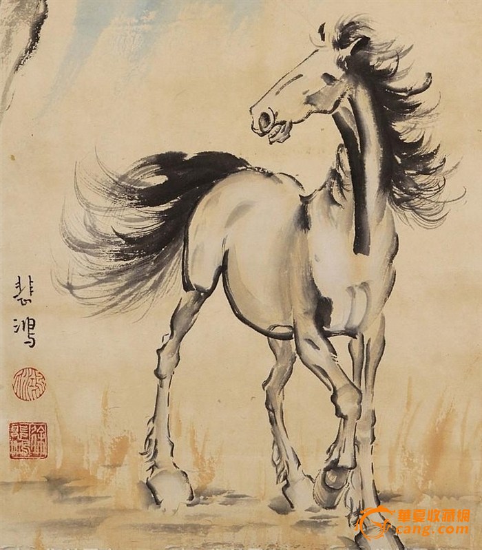 悲鸿 奔马