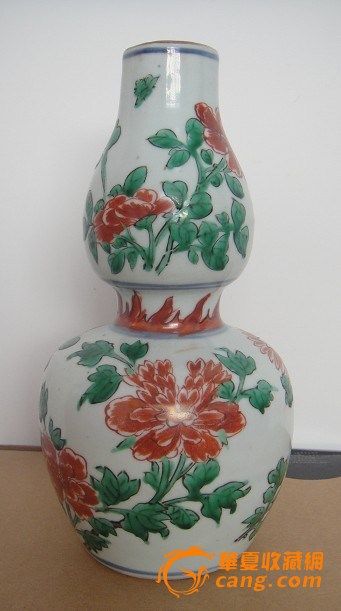 好瓷 红绿彩葫芦瓶_好瓷 红绿彩葫芦瓶鉴定_好