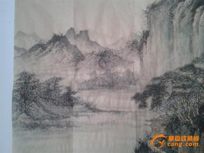 本人临摹唐寅春游女几山图条幅_本人临摹唐寅