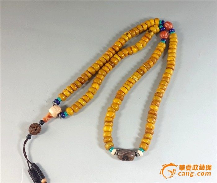 DIY串 老蜜蜡108佛珠_DIY串 老蜜蜡108佛珠鉴定_来自藏友逸阳阁_珠宝鉴定_蜜蜡珠宝鉴定_古玩鉴定估价_华夏收藏网