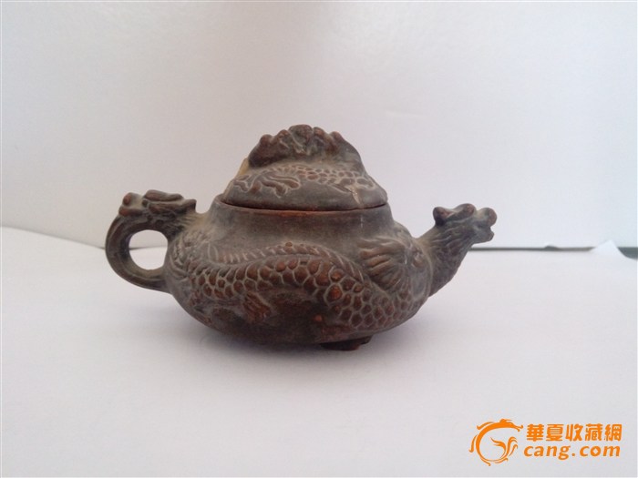 康熙紫砂龙壶
