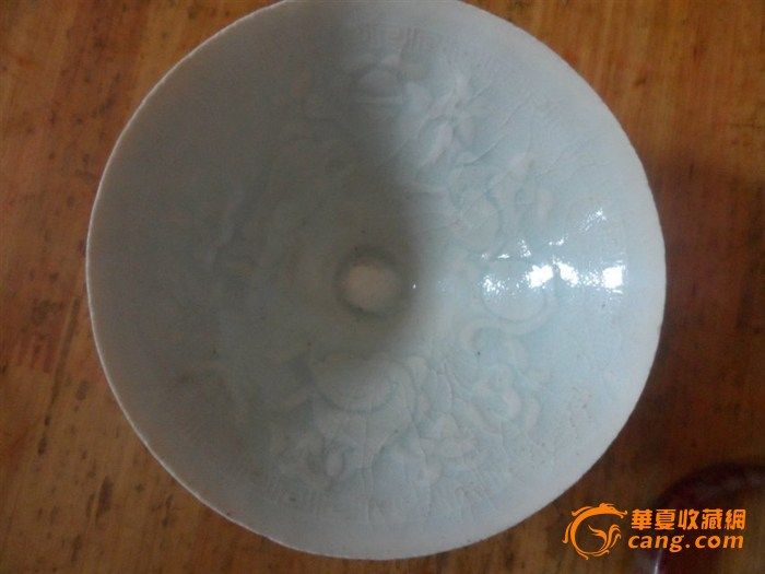 南宋湖田窑影青斗笠碗