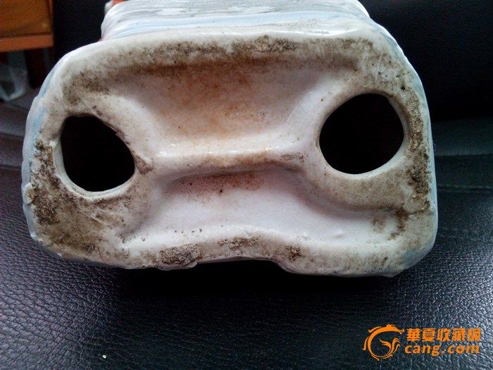 白釉描金钟韩二仙瓷塑像_白釉描金钟韩二仙瓷