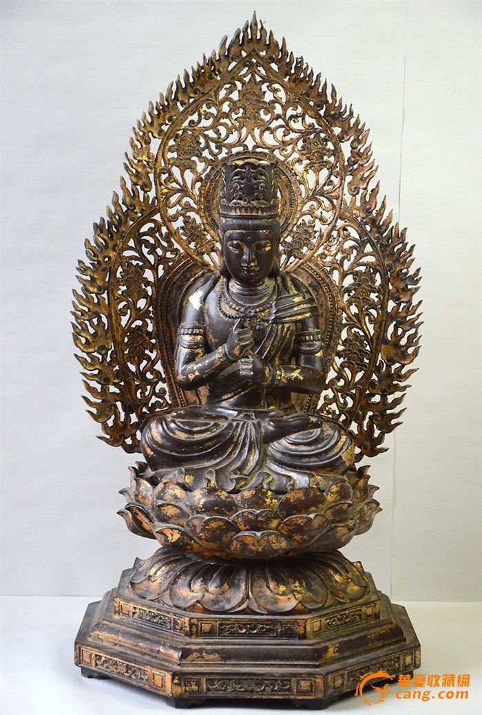 樟木佛像 大日如来_樟木佛像 大日如来鉴定_来自藏友耐火砖_木器鉴定_其它木器鉴定_古玩鉴定估价_华夏收藏网