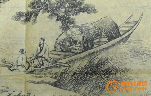 清代名画家李方膺款山水人物画(图片之一)【通古藏珍阁】