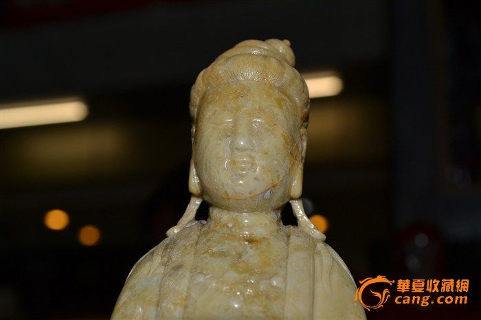 捡漏王现场藏品图片:日永萱堂--石雕观音_捡漏