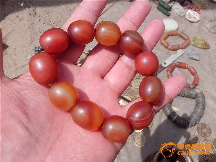 玛瑙手链_玛瑙手链鉴定_来自藏友彩迷_玉石鉴