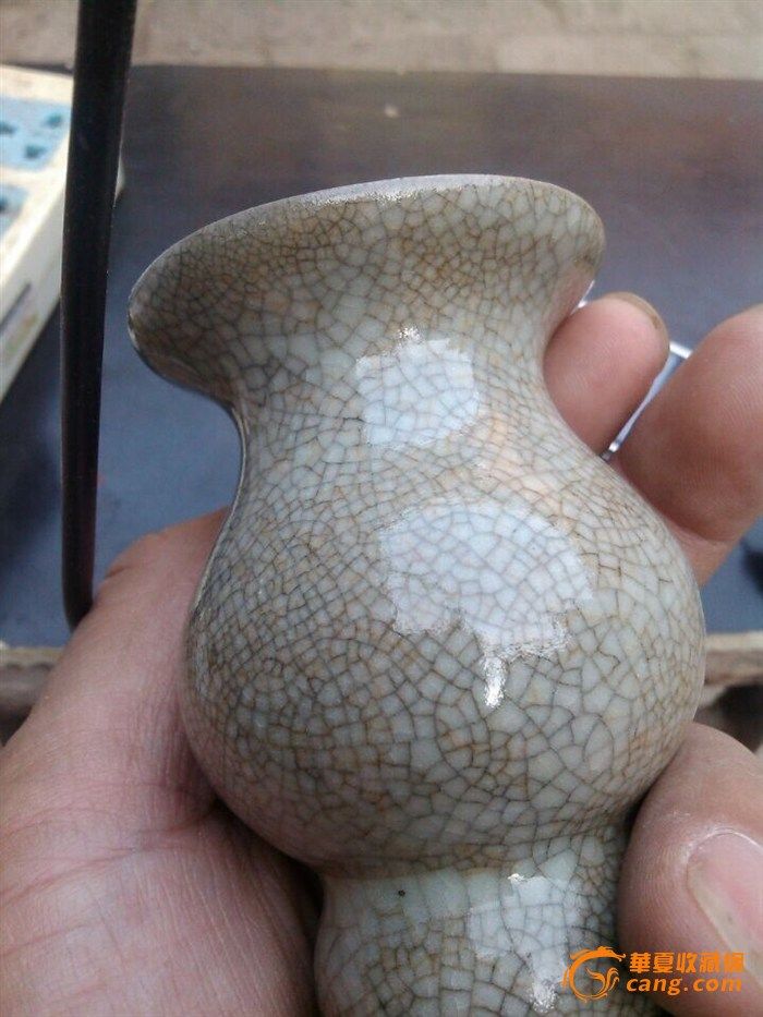 宋哥窑_宋哥窑鉴定_来自藏友邯郸古董玩家_陶