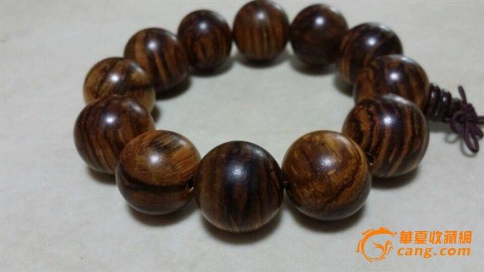 正宗印尼花奇楠沉香木男士手串(2,0)_正宗印尼