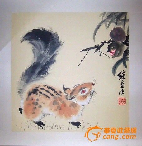 潘天寿 刘继卣 陈半丁 三位老师的画