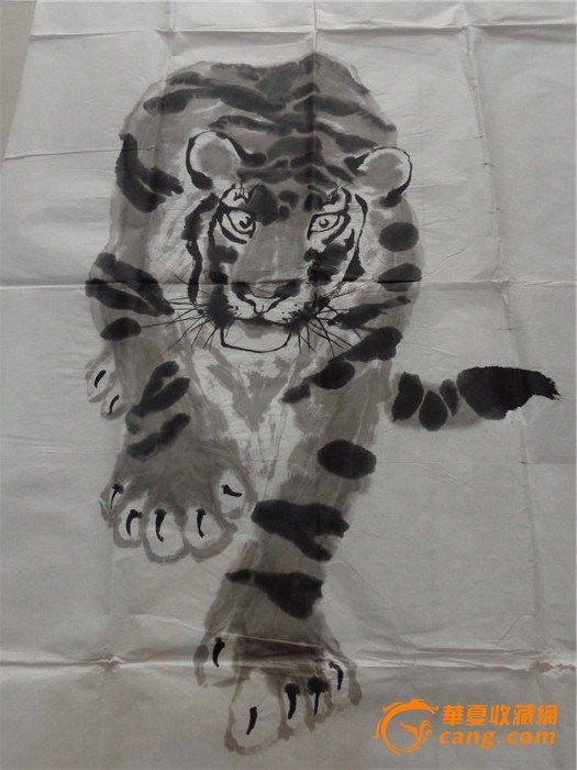 好字画 唐青 老虎_好字画 唐青 老虎鉴定_来自藏友华龙堂_字画鉴定_当代字画鉴定_古玩鉴定估价_华夏收藏网