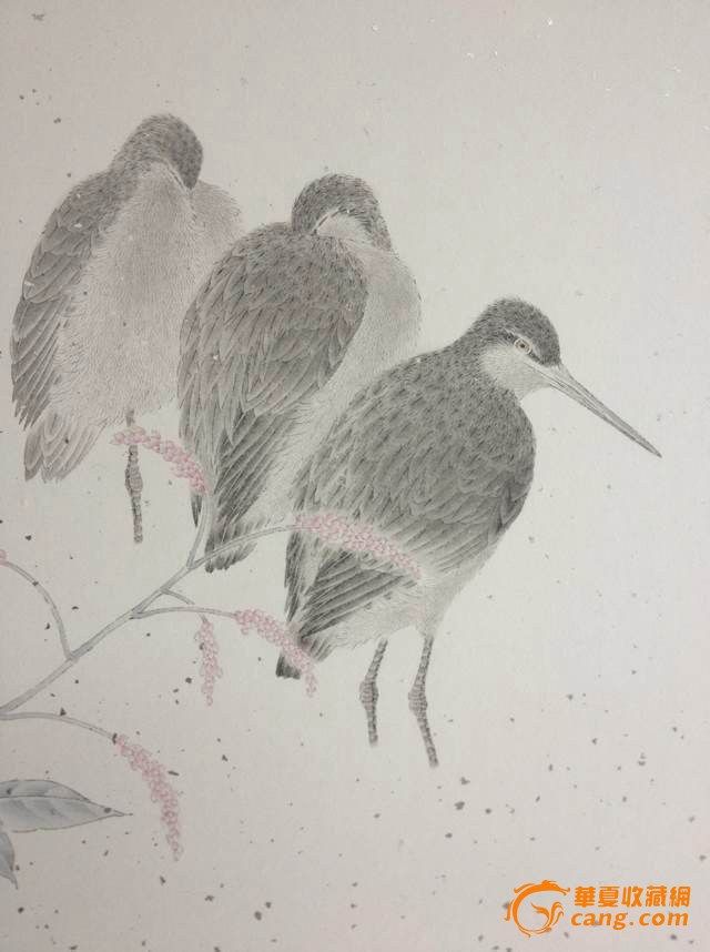 第十二届全国美术展览，贾俊春《鸥鹭忘机》进京作品_第十二届全国美术展览，贾俊春《鸥鹭忘机》进京作品鉴定_来自藏友未了斋主_字画鉴定_当代字画鉴定_古玩鉴定估价_华夏收藏网