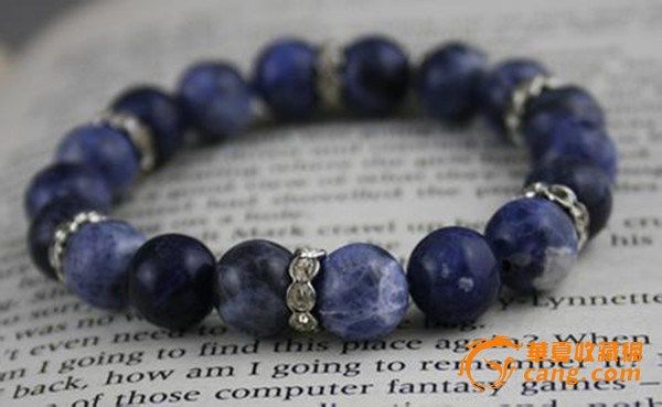 中国传统玉石-蓝纹石