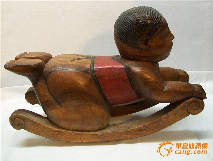 小女孩木摇马_小女孩木摇马鉴定_来自藏友好爷爷_木器鉴定_其它木器鉴定_古玩鉴定估价_华夏收藏网